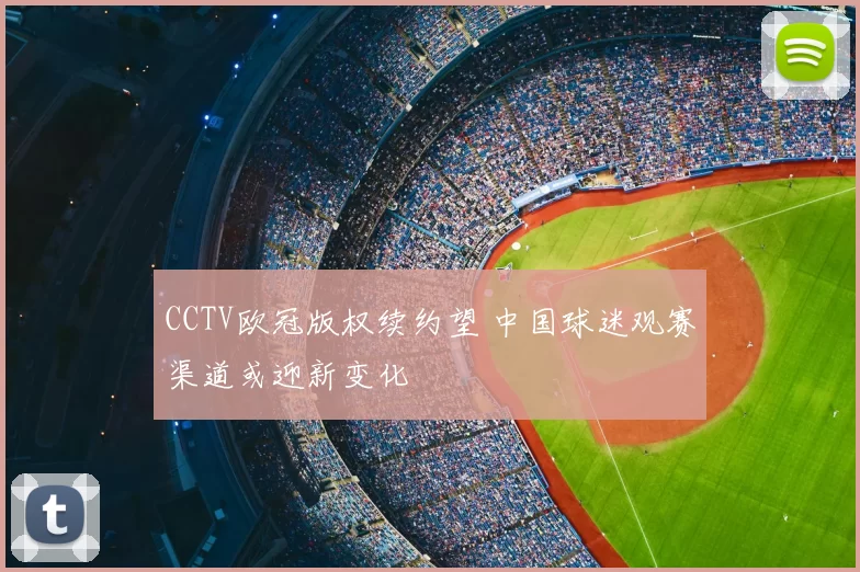 CCTV欧冠版权续约望 中国球迷观赛渠道或迎新变化